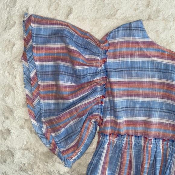 FREE PEOPLE Dress Flowy Oversized Mini Tunic Pockets - Picture 7 of 10